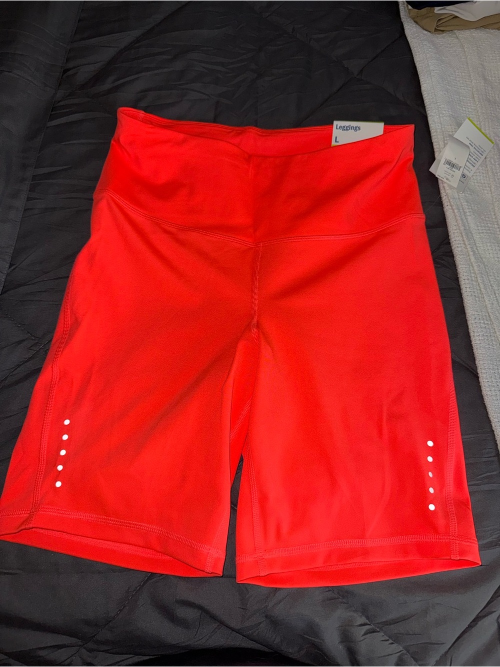 Old Navy Bright Red Women's High-Rise Bike Shorts